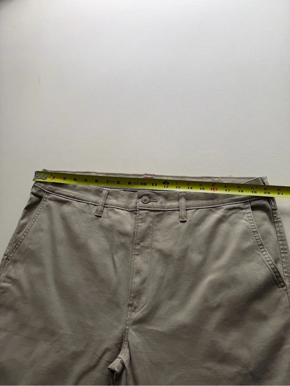 Levi's Light Tan Straight-Fit Chinos
